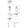 Насос многоступенчатый вертикальный HELIX V 411-1/25/E/KS/400-50 PN25 3х400В/50 Гц Wilo 4160531