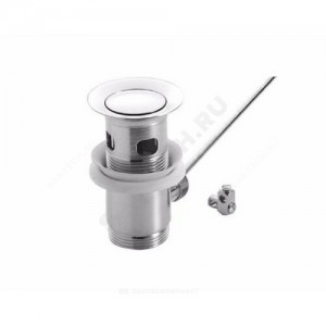 Клапан донный пластик 1 1/4" с переливом, хром слив с пробкой Ideal Standard B964550AA