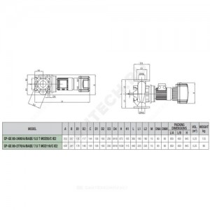 Насос ин-лайн с сухим ротором CP-GE 100-3050/A/BAQE/15 T MCE150/CIE3 DAB 60167317