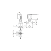 Насос ин-лайн с сухим ротором TPE 125-250/4-A-F-A-BAQE Grundfos 96110521