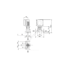 Насос ин-лайн с сухим ротором TPE 125-250/4-A-F-A-BAQE Grundfos 96110521