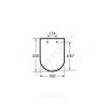Сиденье для унитаза Debba Round supralit Soft close Roca 801B2200B