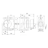 Насос циркуляционный с мокрым ротором MAGNA1 100-100F PN10 1х230В/50 Гц Grundfos 99221446