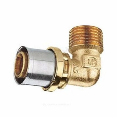 Угольник МП/PE-X латунь пресс Дн 63х2 1/2"х90гр НР RM127 Giacomini RM127Y098