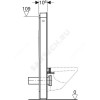 Модуль сантехнический для подвесного унитаза Monolith Geberit 131.031.JL.5