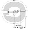 Слив-перелив для ванны слив клапан с пробкой Geberit 150.017.00.1